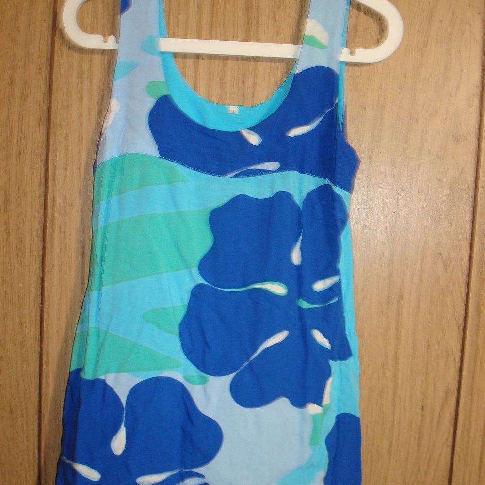 HAWAIIAN PRINT TOP SIZE L